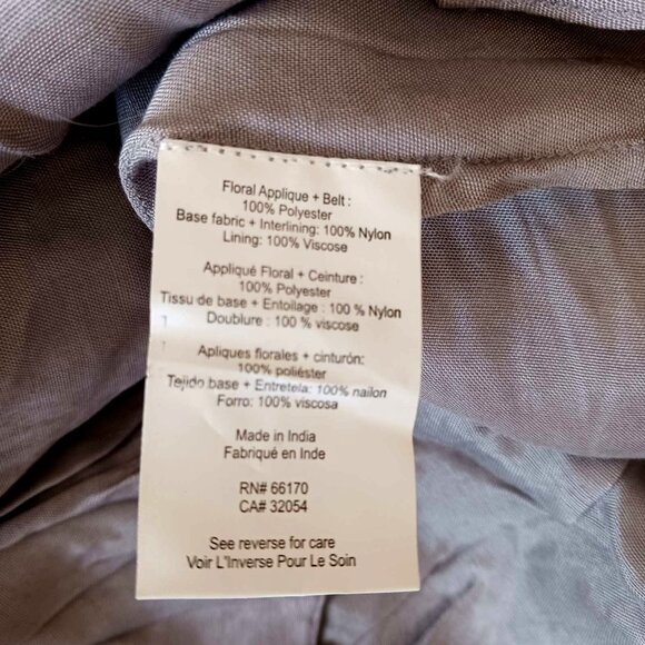 Anthropologie Geisha Designs Appliqued Tulle Strapless Midi Dress - Picture 10 of 11